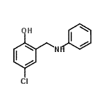 CAS#: 7123-49-1， 2-(Anilinomethyl)-4-chlorophenol