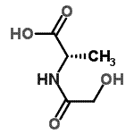 CAS#: 71236-04-9， N-Glycoloyl-L-alanine