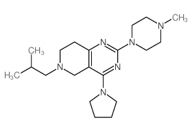 CAS#: 7128-36-1， 9-(4-Methylpiperazin-1-Yl)-4-(2-Methylpropyl)-7-Pyrrolidin-1-Yl-4,8,10 -Triazabicyclo[4.4.0]Deca-7,9,11-Triene