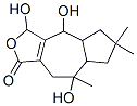 CAS#: 71305-94-7， 4,4a,5,6,7,7a,8,9-Octahydro-3,4,8-Trihydroxy-6,6,8-Trimethylazuleno[5,6-c]Furan-1(3H)-One