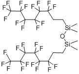 structure of CAS# 71363-70-7, 1,1,3,3-Tetramethyl-1,3-Bis(3,3,4,4,5,5,6,6,7,7,8,8,8-Tridecafluorooctyl)-Disiloxane;BIS(TRIDECAFLUORO-1,1,2,2-TETRAHYDROOCTYL)TETRAMETHYLDISILOXANE;BIS(1H,1H,2H,2H-PERFLUOROOOCTYL)TETRAMETHYLDISILOXANE