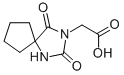 structure of CAS# 714-72-7, 2,4-Dioxo-1,3-Diazaspiro[4.4]Nonane-3-Aceticacid;2-(2,4-Diketo-1,3-Diazaspiro[4.4]Nonan-3-Yl)Acetate;2-(2,4-Dioxo-1,3-Diazaspiro[4.4]Nonan-3-Yl)Ethanoate;Zinc03887395
