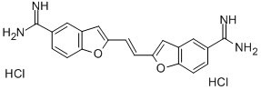 CAS#: 71431-30-6， 2,2'-(1E)-1,2-Ethenediylbis-5-Benzofurancarboximidamide Hydrochloride (1:2)