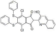 CAS#: 71566-79-5， 4,7-Dichloro-2-(3-Hydroxy-2-Quinolinyl)-5,6-Bis(Phenylthio)-1H-Indene-1,3(2H)-Dione