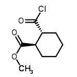CAS#: 71606-03-6， Methyl (1R,2R)-2-(chlorocarbonyl)cyclohexanecarboxylate