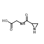 CAS 登录号：71674-81-2， N-(2-氮丙啶基羰基)甘氨酸