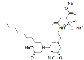 CAS#: 71701-08-1， 4-[[2-[(Carboxymethyl)[2-[(Carboxymethyl)Decylamino]Ethyl]Amino]Ethyl]Amino]-4-Oxo-2-Sulfo-Butanoic Acid Sodium Salt (1:4)