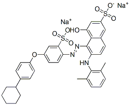 CAS#: 71720-89-3， Disodium 5-[[4-(4-Cyclohexylphenoxy)-2-Sulphonatophenyl]Azo]-6-[(2,6-Dimethylphenyl)Amino]-4-Hydroxynaphthalene-2-Sulphonate