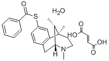 CAS#: 71780-68-2， (+-)-(2alpha,6alpha,11R*)-Benzenecarbothioic Acid S-(1,2,3,4,5,6-Hexahydro-3,6,11-Trimethyl-2,6 -Methano-3-Benzazocin-8-Yl) Ester (E) -2-Butenedioate (1:1) Hydrate