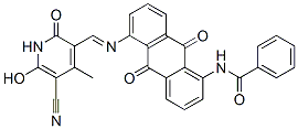 CAS#: 71786-66-8， N-[5-[[(5-Cyano-1,2-Dihydro-6-Hydroxy-4-Methyl-2-Oxo-3-Pyridyl)Methylene]Amino]-9,10-Dihydro-9,10-Dioxo-1-Anthryl]Benzamide