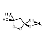 CAS#: 717888-69-2， (3R,5S)-5-Methoxy-3,5-dimethyl-1,2-dioxolan-3-ol