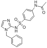 CAS#: 71795-44-3， N-(4-(((1-Benzyl-1H-Imidazol-2-Yl)Amino)Sulfonyl)Phenyl)-Acetamide