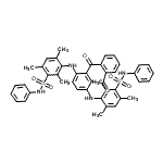 CAS#: 71850-61-8， 3,3'-[(9,10-Dioxo-9,10-dihydroanthracene-1,4-diyl)diimino]bis(2,4,6-trimethyl-N-phenylbenzenesulfonamide)