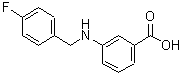 CAS#: 718602-89-2， 3-[(4-Fluorobenzyl)amino]benzoic acid