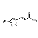 CAS#: 71865-09-3， (2E)-3-(3-Methyl-1,2-oxazol-5-yl)acrylamide