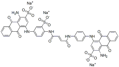 CAS#: 71873-44-4， Trisodium 1-Amino-4-[[4-[[4-[[4-[(4-Amino-9,10-Dihydro-9,10-Dioxo-3-Sulphonato-1-Anthryl)Amino]Phenyl]Amino]-1,4-Dioxobut-2-Enyl]Amino]-3-Sulphonatophenyl]Amino]-9,10-Dihydro-9,10-Dioxoanthracene-2-Sulphonate