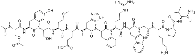 CAS#: 71952-90-4， 1-(N,O-Diacetyl-L-Serine)-alpha-Melanotropin (Swine)