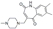 CAS#: 72004-13-8， 7,8-Dimethyl-4-[(4-Methylpiperazin-1-Yl)Methyl]-1H-1-Benzazepine-2,5-Dione