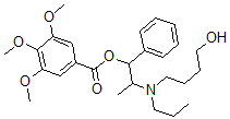 CAS 登录号：72017-45-9， [2-(4-羟基丁基-丙基氨基)-1-苯基丙基]3,4,5-三甲氧基苯甲酸酯
