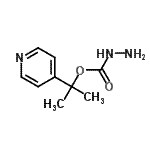 CAS#: 72039-25-9， 2-(4-Pyridinyl)-2-propanyl hydrazinecarboxylate