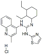 CAS#: 72042-01-4， 2-(2,3-Diethylcyclohexyl)-1-(2-Methylquinolin-4-Yl)-3-(1,3-Thiazol-2-Yl)Guanidine Hydrochloride