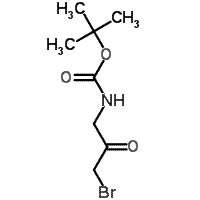 structure of CAS# 72072-03-8, 2-Methyl-2-propanyl (3-bromo-2-oxopropyl)carbamate;(3-Bromo-2-oxopropyl)carbamate de 2-méthyl-2-propanyle;2-Methyl-2-propanyl (3-bromo-2-oxopropyl)carbamate;2-Methyl-2-propanyl-(3-brom-2-oxopropyl)carbamat