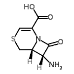 CAS#: 72079-40-4， (6R,7R)-7-Amino-8-oxo-4-thia-1-azabicyclo[4.2.0]oct-2-ene-2-carboxylic acid