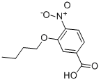structure of CAS# 72101-53-2, 3-Butoxy-4-Nitrobenzoic Acid;3-Butoxy-4-Nitro-Benzoic Acid;St5443049;Benzoic Acid, 3-Butoxy-4-Nitro-
