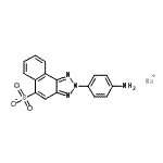 CAS 登录号：72102-76-2， 钠2-(4-氨基苯基)-2H-萘并[1,2-d][1,2,3]三唑-5-磺酸酯
