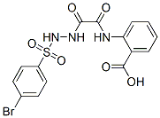 CAS#: 72117-56-7， 2-[[2-[2-(4-Bromophenyl)Sulfonylhydrazinyl]-2-Oxoacetyl]Amino]Benzoic Acid