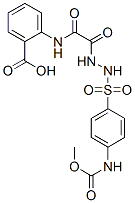 CAS#: 72117-59-0， 2-[[2-[2-[4-(Methoxycarbonylamino)Phenyl]Sulfonylhydrazinyl]-2-Oxoacetyl]Amino]Benzoic Acid