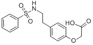 CAS#: 72131-33-0， 2-[4-[2-(Phenylsulfonylamino)Ethyl]Phenoxy]Acetic Acid