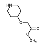 CAS#: 721391-32-8， methyl 2-(4-piperidyloxy)acetate
