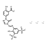 CAS#: 72152-57-9， Trisodium 2-hydroxy-5-{4-[(2-hydroxy-3,5-disulfonatophenyl)diazenyl]-5-oxo-4,5-dihydro-1H-pyrazol-1-yl}benzoate