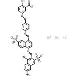 CAS#: 72152-90-0， Trisodium 5-{[4-({4-[(6-amino-1-hydroxy-3-sulfonato-2-naphthyl)diazenyl]-7-sulfonato-1-naphthyl}diazenyl)phenyl]diazenyl}-2-hydroxybenzoate
