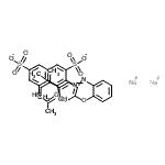 CAS#: 72175-19-0， Disodium 5-acetamido-4-hydroxy-3-({2-[4-(2-methyl-2-butanyl)phenoxy]phenyl}diazenyl)-2,7-naphthalenedisulfonate