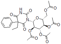 CAS#: 72209-11-1， 1-(2,3,4,6-Tetraacetyl-beta-D-Glucopyranosyl)Phenobarbital