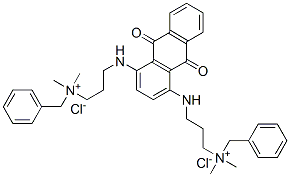 CAS#: 72214-26-7， [(9,10-Dihydro-9,10-Dioxo-1,4-Anthrylene)Bis(Iminopropane-1,3-Diyl)]Bis[Benzyldimethylammonium] Dichloride