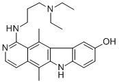 CAS#: 72238-05-2， 1-((3-(Diethylamino)Propyl)Amino)-5,11-Dimethyl-6H-Pyrido(4,3-b)Carbazol-9-Ol