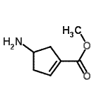 CAS#: 722448-83-1， Methyl 4-amino-1-cyclopentene-1-carboxylate