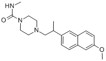 CAS#: 72278-72-9， 4-[2-(6-Methoxynaphthalen-2-Yl)Propyl]-N-Methylpiperazine-1-Carboxamide
