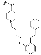 CAS#: 72278-97-8， 1-[4-[2-(2-Phenylethyl)Phenoxy]Butyl]Piperidine-4-Carboxamide