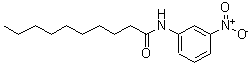 结构式 CAS# 72298-61-4, N-(3-硝基苯基)癸酰胺