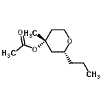 CAS#: 723340-93-0， (2R,4R)-4-Methyl-2-propyltetrahydro-2H-pyran-4-yl acetate