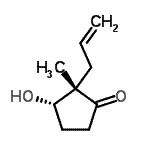 CAS#: 72345-34-7， (2S,3S)-2-Allyl-3-hydroxy-2-methylcyclopentanone
