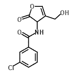 CAS#: 72361-14-9， 3-Chloro-N-[4-(hydroxymethyl)-2-oxo-2,3-dihydro-3-furanyl]benzamide