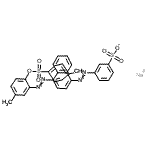 CAS#: 72361-38-7， Sodium 3-({4-[(5-methyl-2-{[(4-methylphenyl)sulfonyl]oxy}phenyl)diazenyl]-1-naphthyl}diazenyl)benzenesulfonate