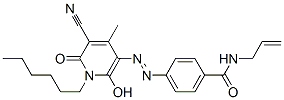 CAS#: 72362-98-2， 4-[(2S,3S,4R,5R)-5-Cyano-1-Hexyl-2-Hydroxy-4-Methyl-6-Oxopiperidin-3-Yl]Diazenyl-N-Prop-2-Enylbenzamide