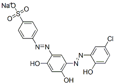 CAS#: 72379-57-8， Sodium 4-[(2Z)-2-[3-[(2Z)-2-(3-Chloro-6-Oxo-1-Cyclohexa-2,4-Dienylidene)Hydrazinyl]-4-Hydroxy-6-Oxo-1-Cyclohexa-2,4-Dienylidene]Hydrazinyl]Benzenesulfonate