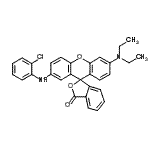 CAS#: 72389-79-8， 2'-[(2-Chlorophenyl)amino]-6'-(diethylamino)-3H-spiro[2-benzofuran-1,9'-xanthen]-3-one